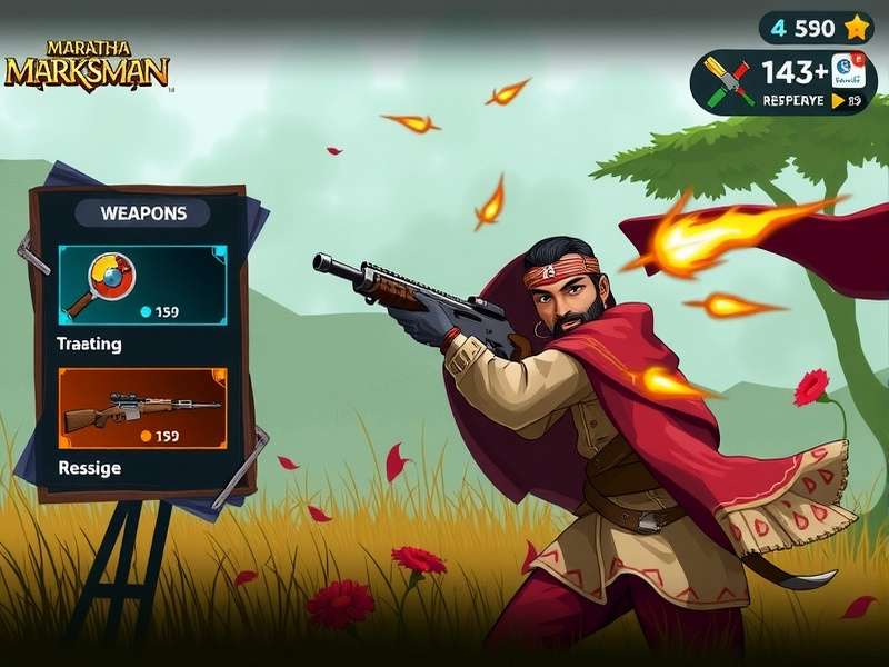 Maratha Marksman battle strategy illustration